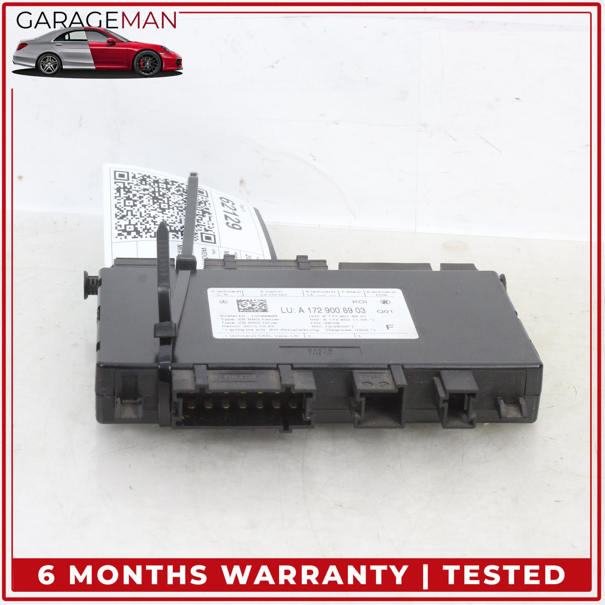 2008-2020 Mercedes W212 E350 Wagon Front Left Seat Control Module 1729006903 OEM