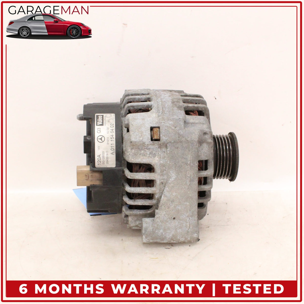 2001-2004 Mercedes R170 SLK320 C320 Engine Generator Alternator 0111546402 OEM