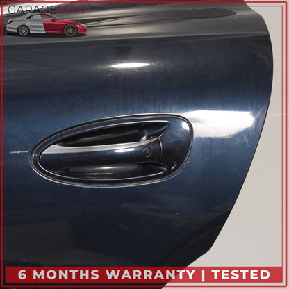2010-2016 Porsche Panamera 970 Rear Left Complete Door Assy Blue Metallic OEM