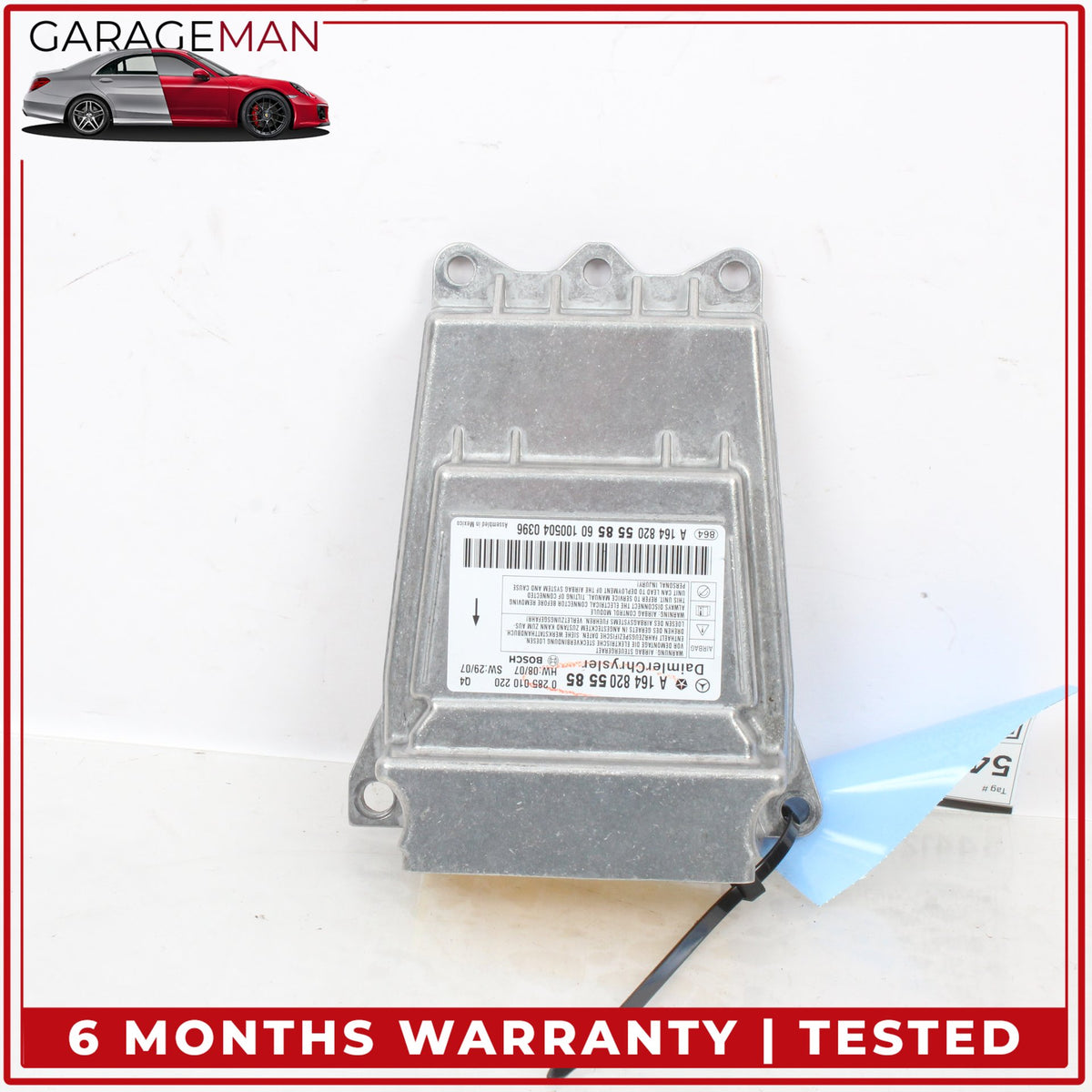 2006-2012 Mercedes W164 ML350 Airbag Air Bag Sensor Module Bosch 1648205585 OEM