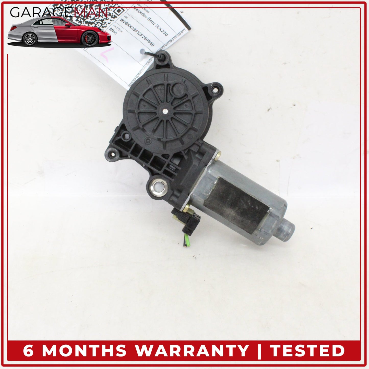 2001-2004 Mercedes-Benz SLK230 R170 Front Left Window Regulator Motor 2108204642