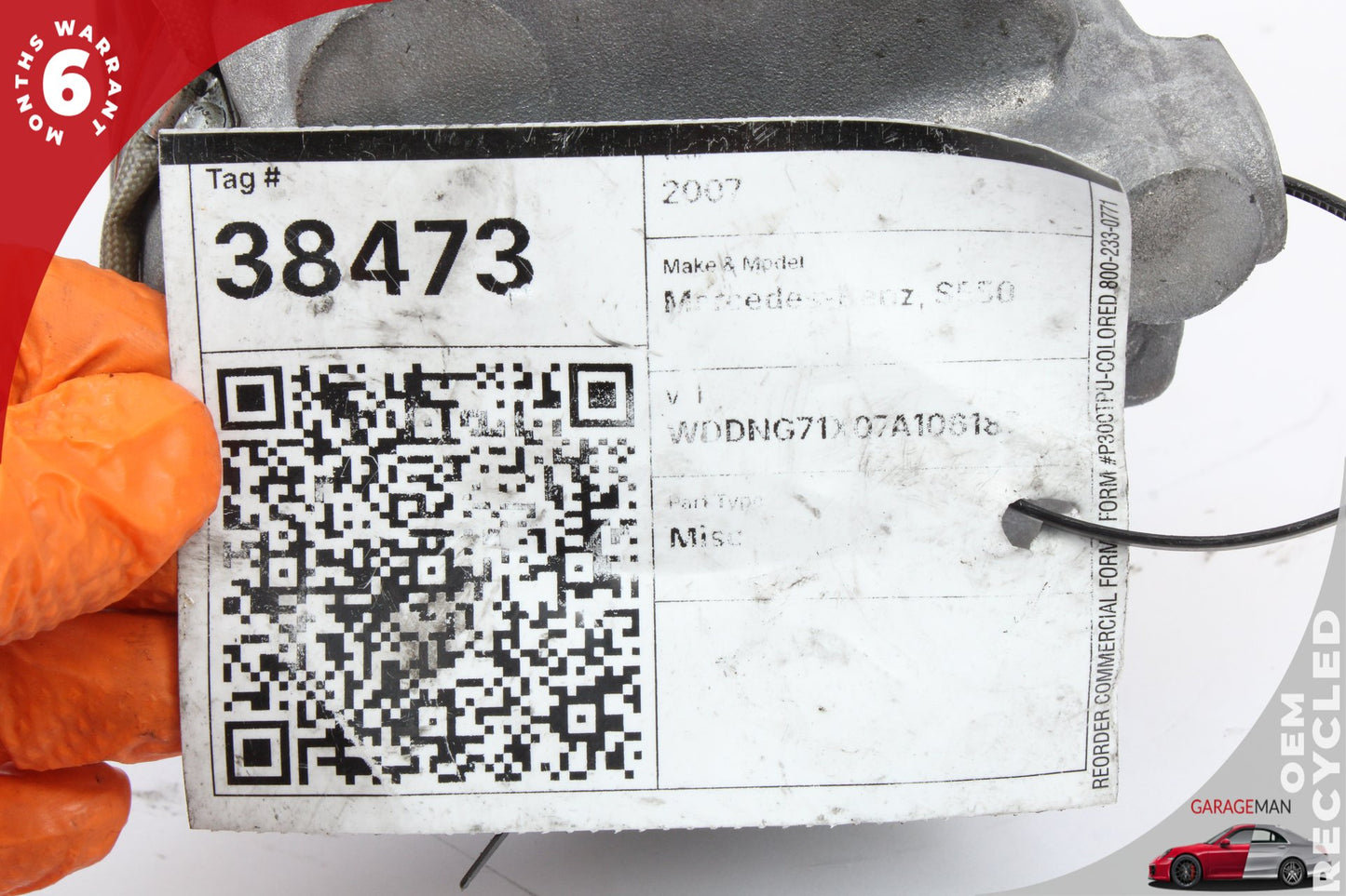 07-11 Mercedes-Benz S550 S-Class W221 A/C Air Conditioning Compressor 0022306211