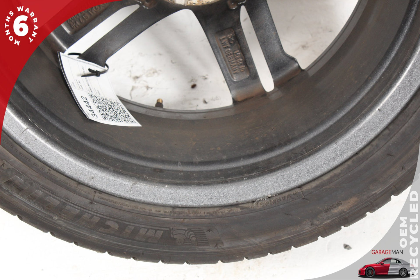 2017-2020 Audi A4 S4 5 Spoke Wheel Rim w/ Michelin Tire 8.0Jx18H2 8W0601025M OEM