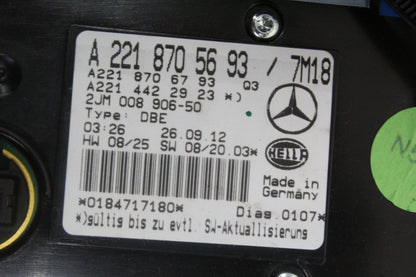 2010-2014 Mercedes-Benz S550 W221 Overhead Dome Light Lamp 2218705693 OEM
