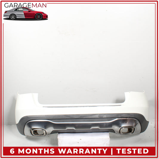 2015-2020 Mercedes X156 GLA250 Rear Bumper Cover Panel Calcite White OEM