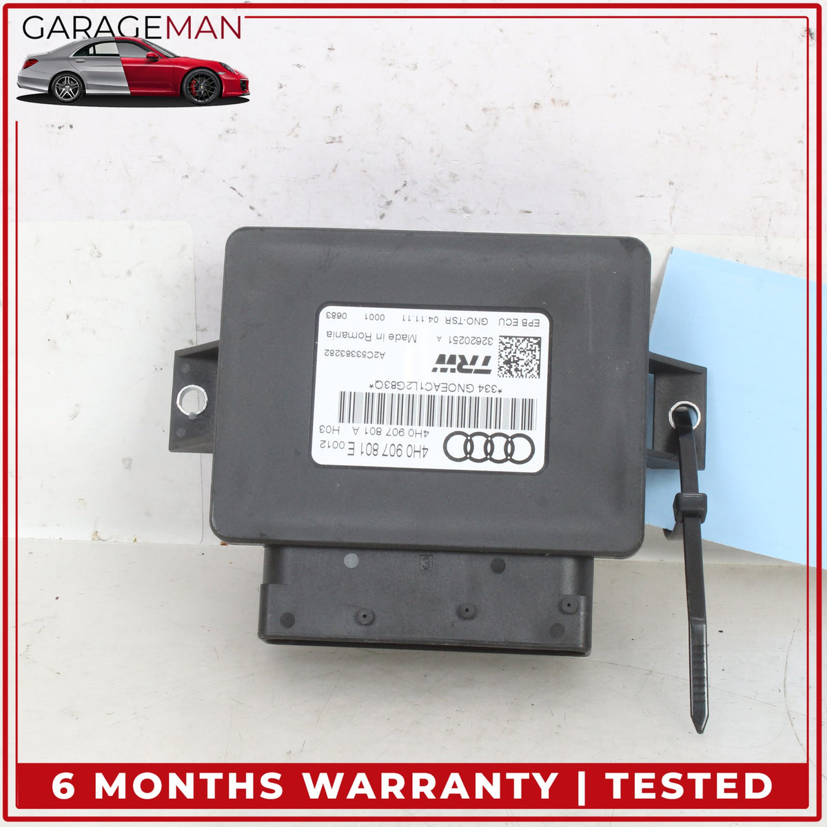 2012-2018 Audi A7 A6 Electronic Parking Brake Control Module Unit 4H0907801E OEM