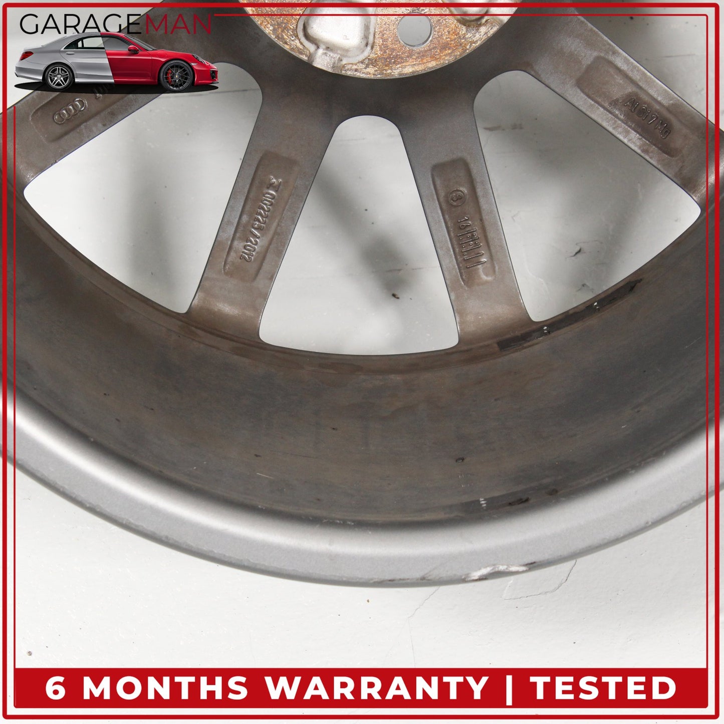 2016-2018 Audi A6 S6 Front or Rear Wheel Rim 8.5JX19 H2 ET43 4G9601025H OEM