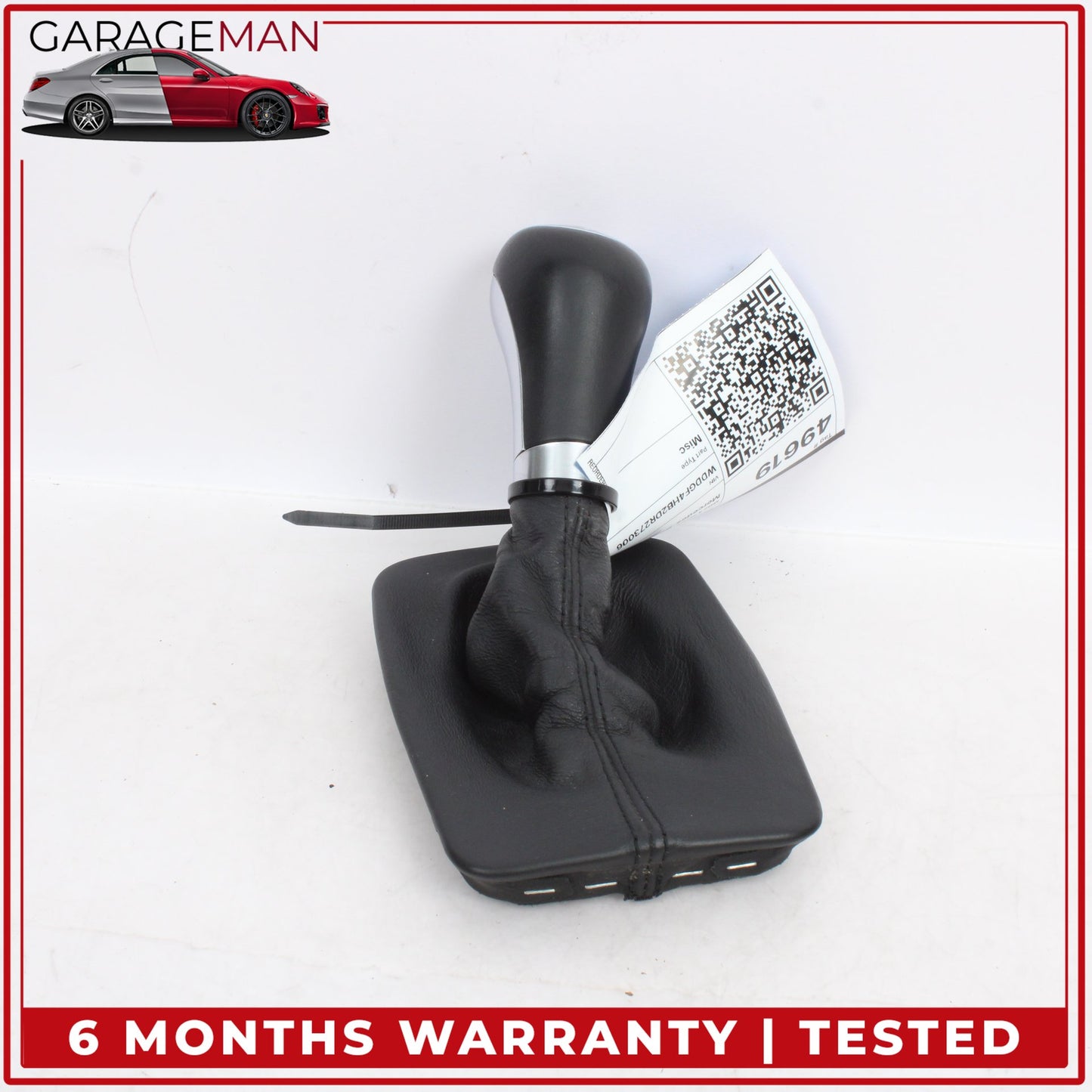 2012-2014 Mercedes W204 C250 Center Console Shifter Knob Boot Trim Cover OEM