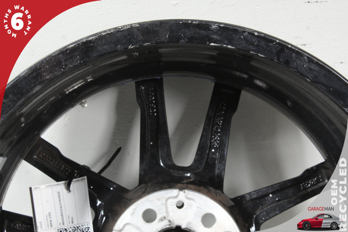 2019-2024 BMW 330i G20 Wheel Rim 18x7.5J ET25 w/ Tire Pressure Sensor 6883522