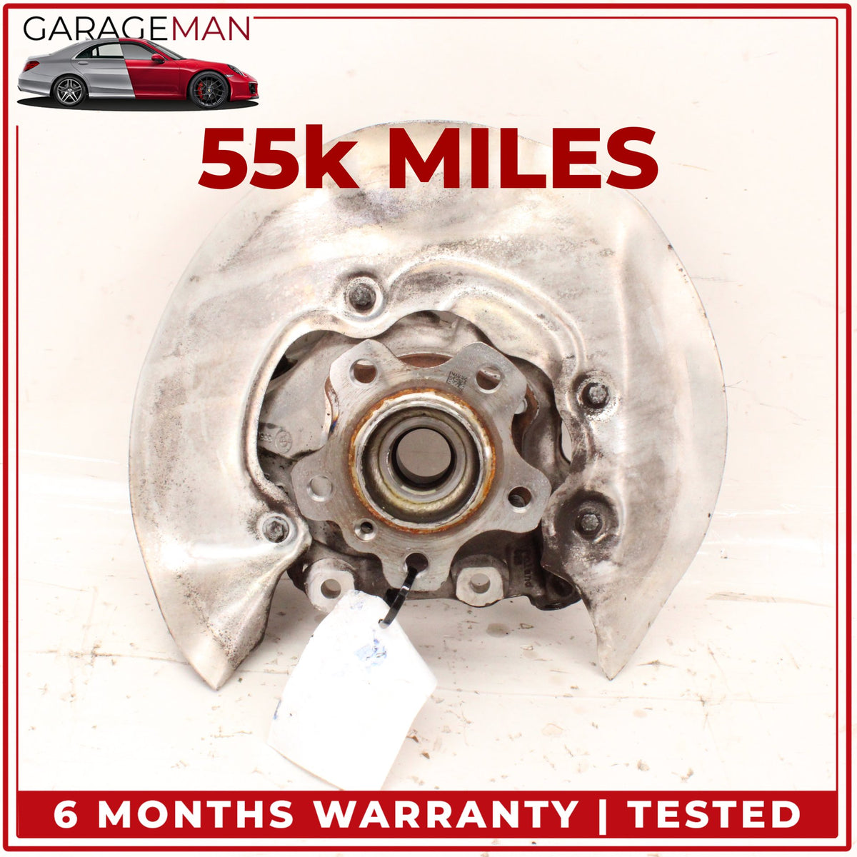 2019-2026 BMW Z4 G29 RWD 2.0L Rear Right Spindle Knuckle Wheel Hub w/ Shield OEM