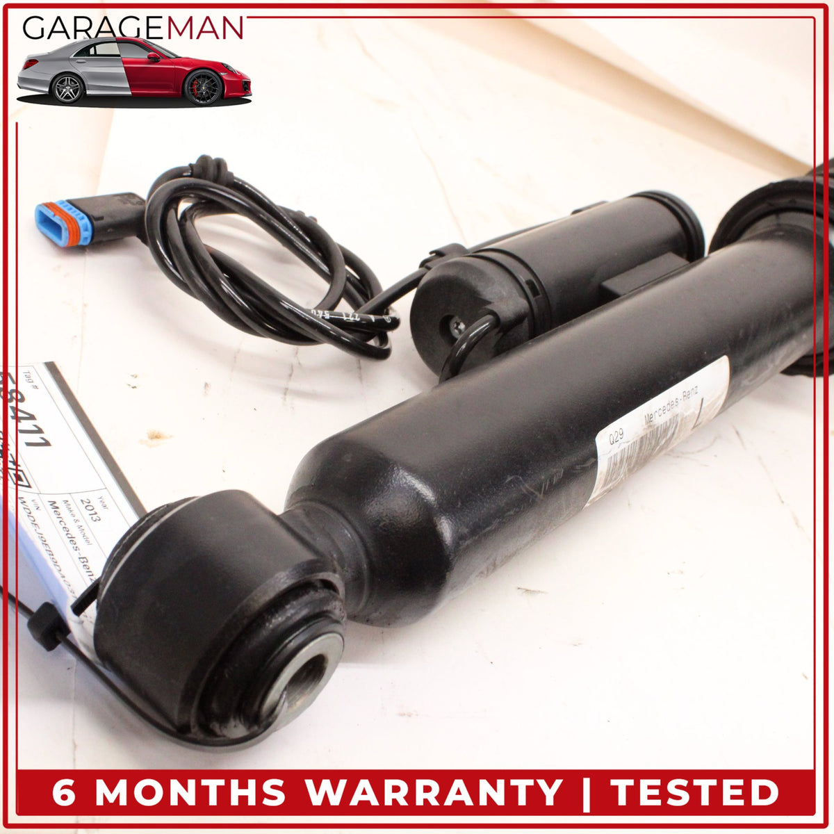 2007-2014 Mercedes W216 CL550 Rear Left Side Airmatic Shock Strut 2213202113 OEM