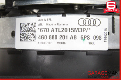 2012-2018 Audi A6 A7 Front Left Side Steering Wheel Airbag 4G0880201AB OEM