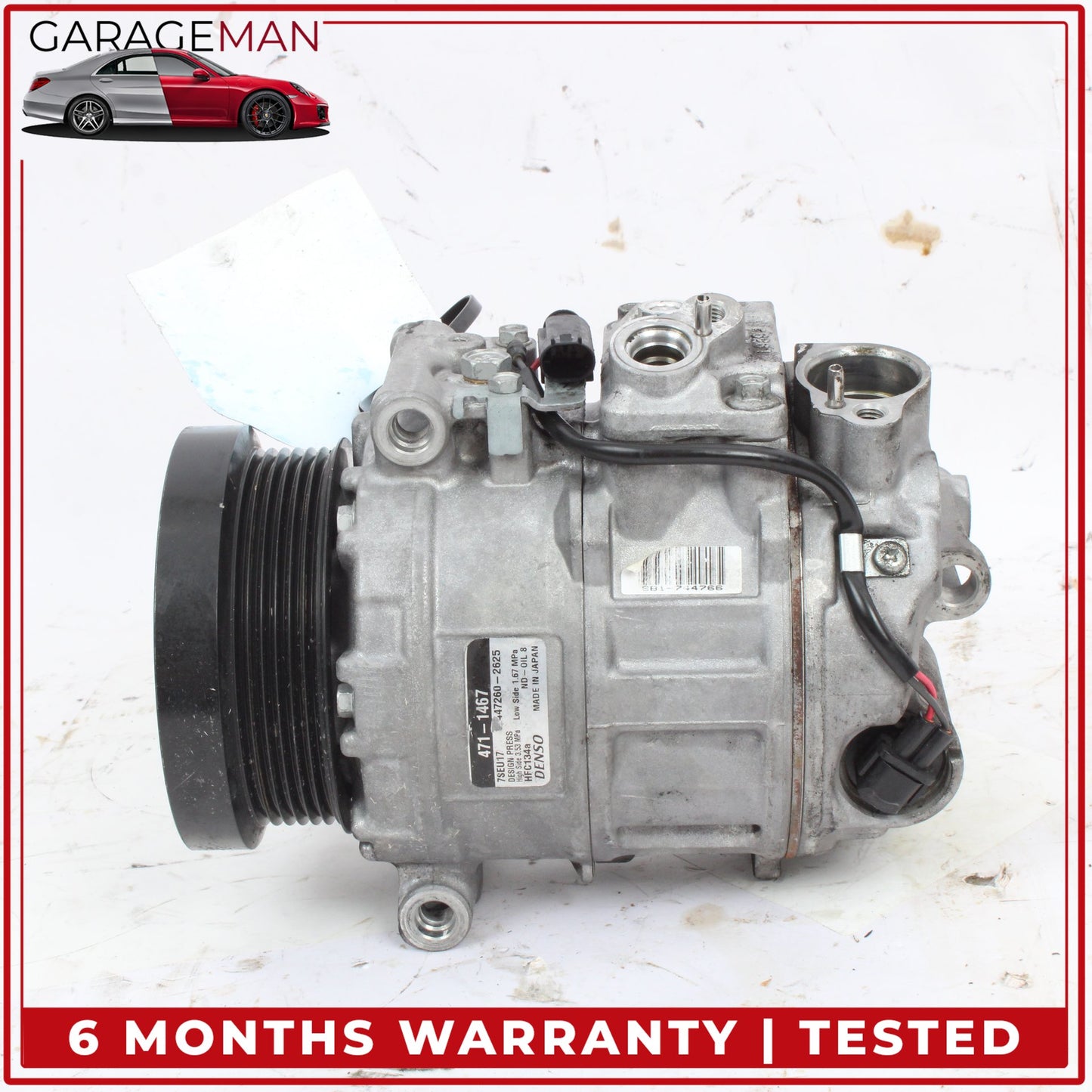 2003-2006 Mercedes R230 SL500 AC A/C Air Conditioning Compressor 0012300211 OEM