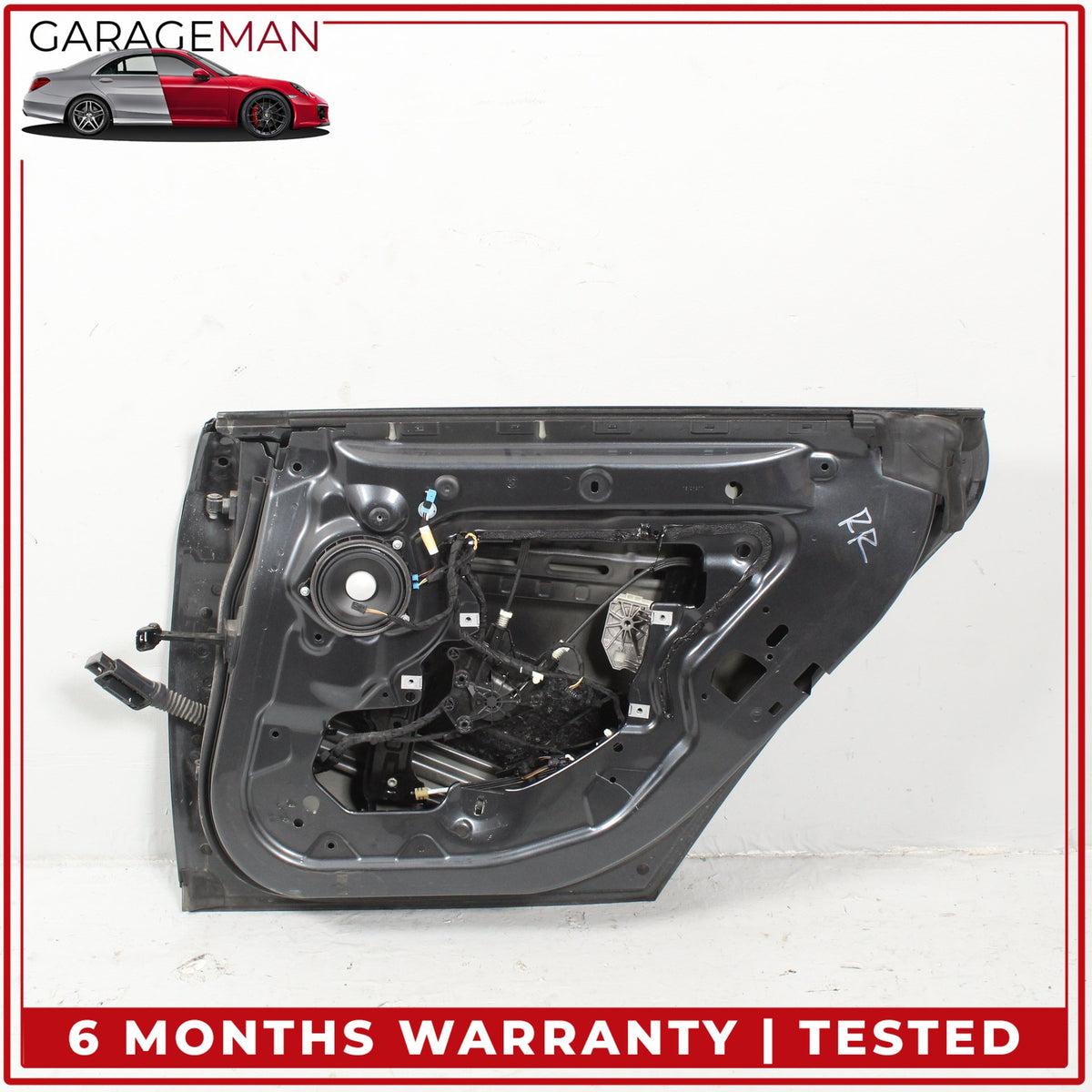 2015-2020 BMW 430i Gran Coupe Sedan Rear Right Side Door Shell Gray Metallic OEM