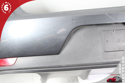 2015-2018 Porsche Macan 95B SUV Rear Bumper Cover 95B807417G Volcano Grey Metallic OEM