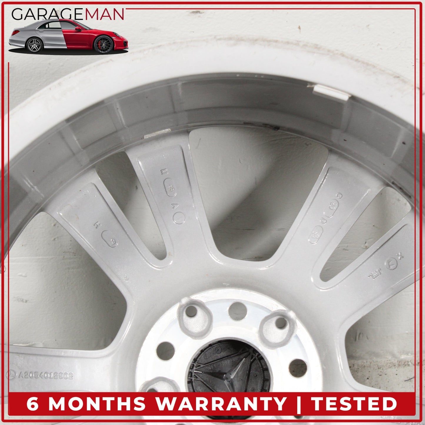 2015-2023 Mercedes W205 C300 Rear Wheel Rim 8.5Jx18H2 ET56 2054012902 OEM