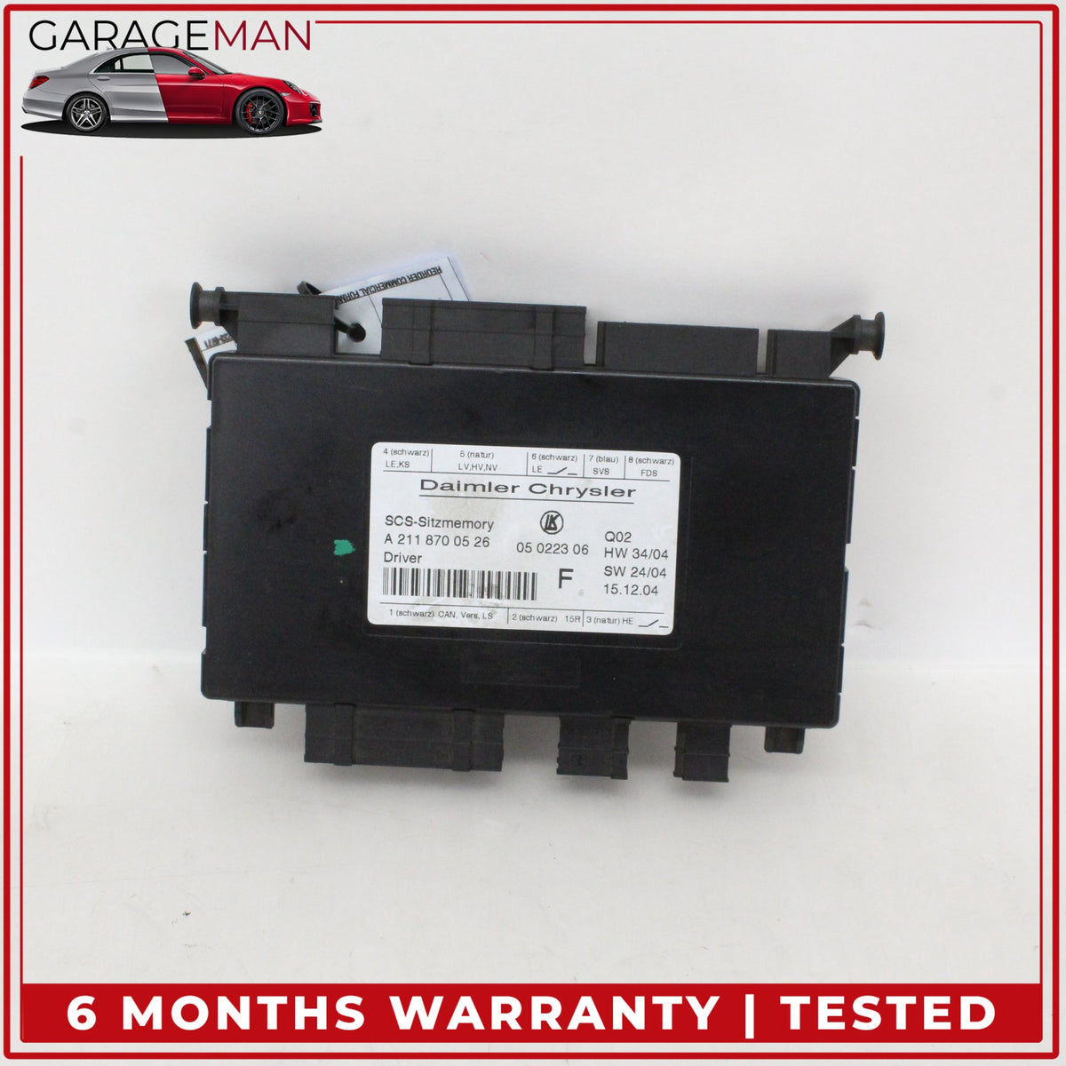 2003-2012 Mercedes W219 CLS500 Front Left Seat Control Module 2118700526 OEM