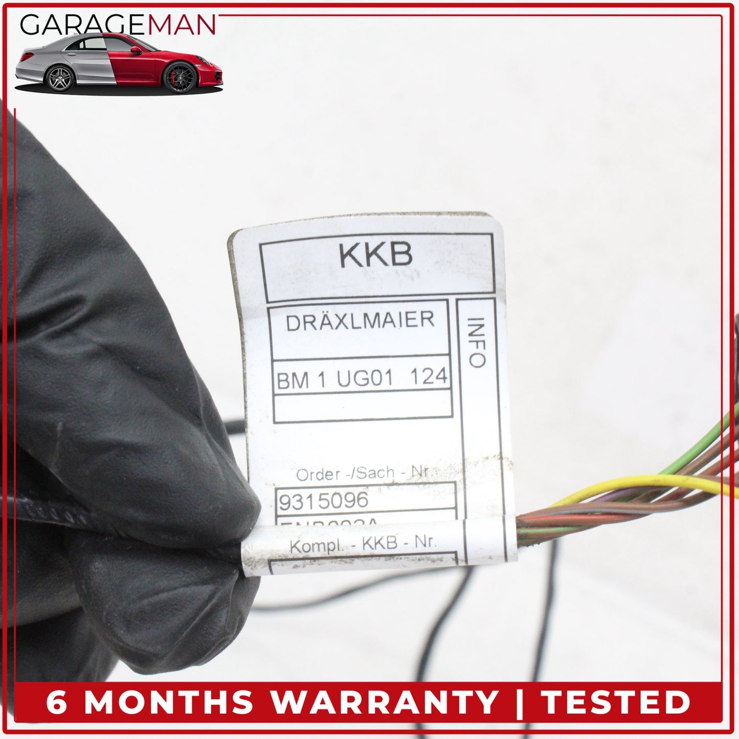 2011-2017 BMW X3 F25 SUV Rear Bumper Parking Sensors w/ Wire Harness 9315095 OEM