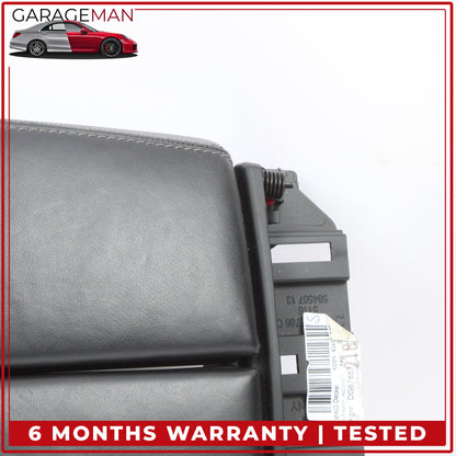 2012-2019 BMW 650i F06 Front Center Armrest Lid Cover Black Nappa Leather OEM