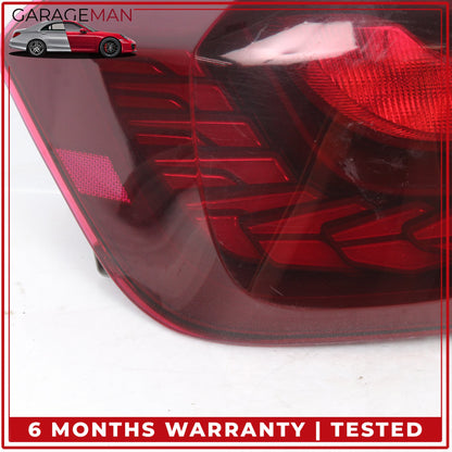 2012-2015 BMW 328i F30 Rear Left Driver Side Outer Tail Light Lamp 7372785 OEM