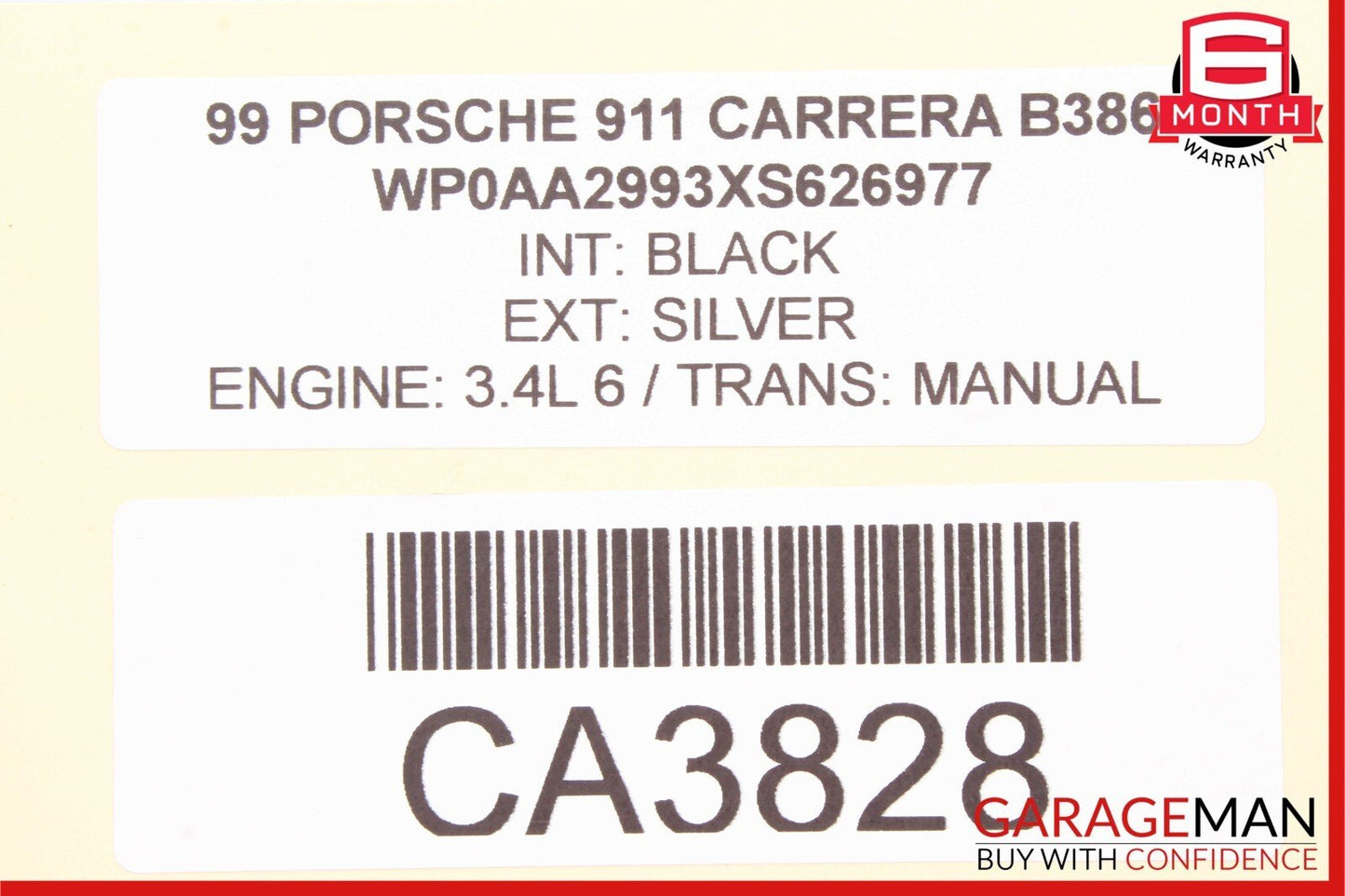 97-04 Porsche Boxster 986 Carrera 911 996 Front Right Door Airbag Air Bag OEM