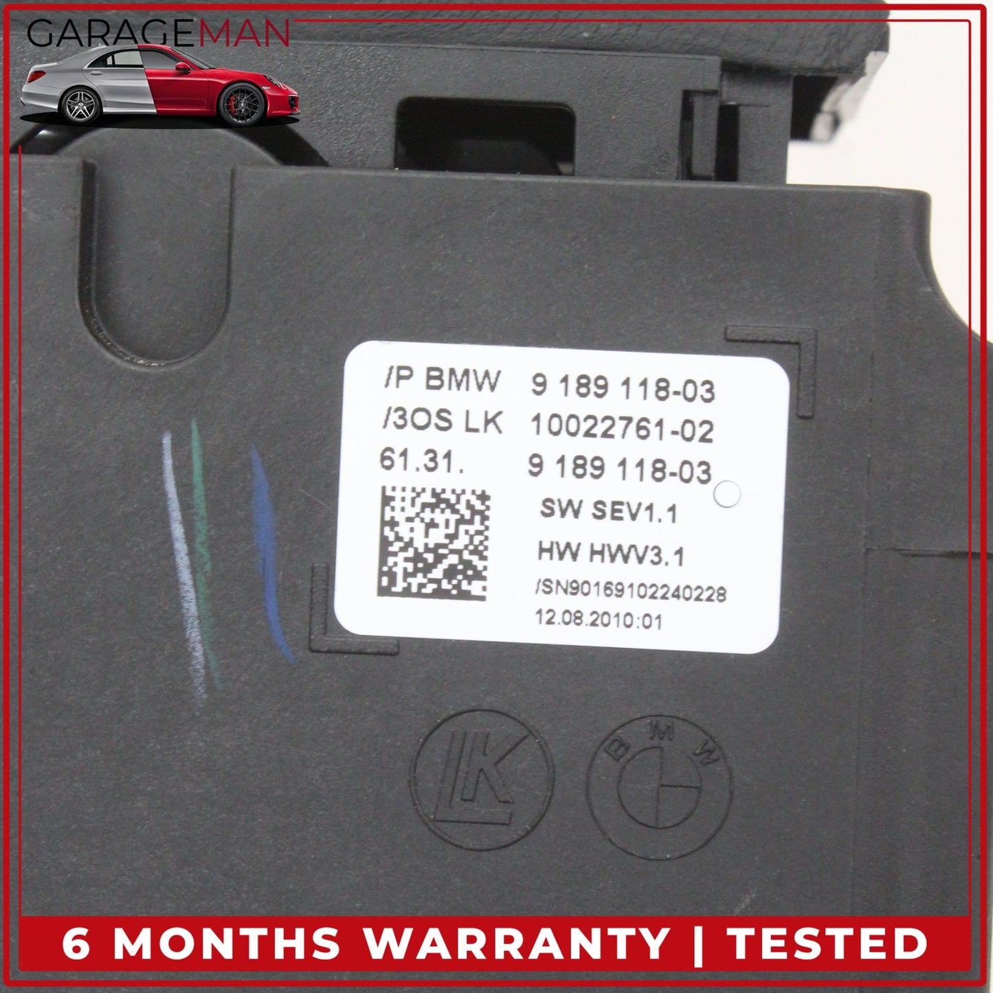 2011-2016 BMW 550i 640i Automatic Transmission Gear Shifter Selector 9189118 OEM