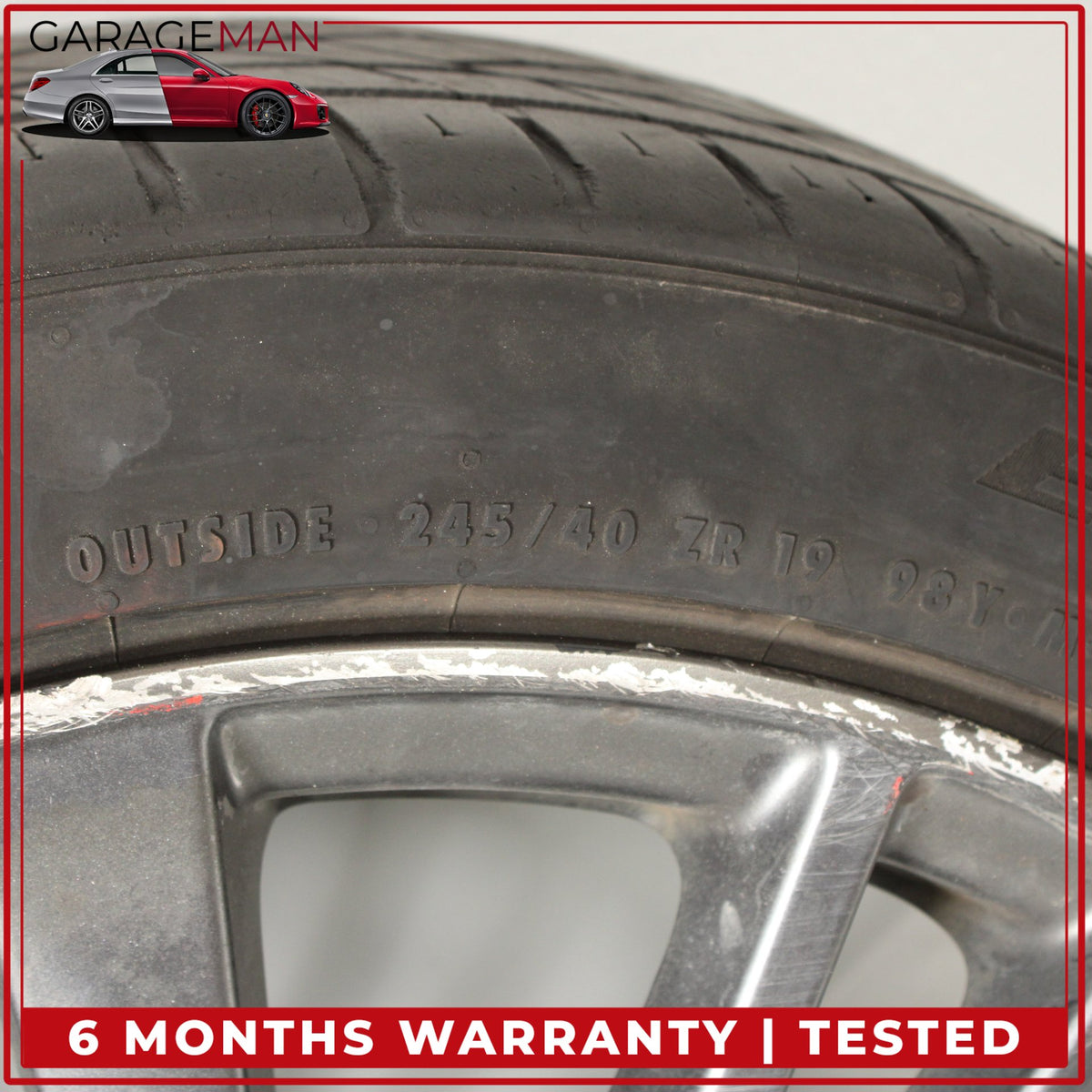 2014-2024 Infiniti Q50 V37 Front or Rear Wheel Rim w/ Tire 9Jx19 D0C004HK9C OEM