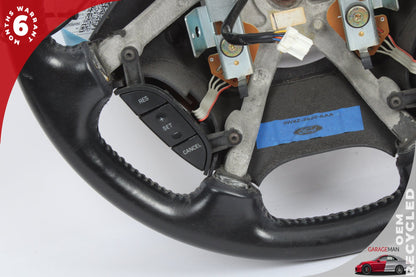 2002-2005 Ford Thunderbird Front Left Side Steering Wheel Black 3W6Z3600AAA OEM