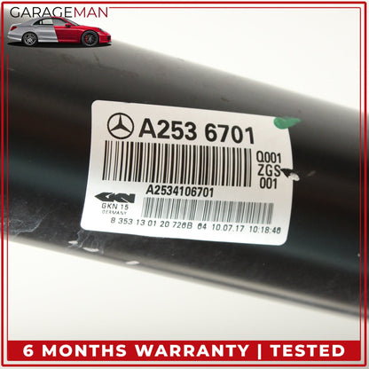 2016-2019 Mercedes X253 GLC300 RWD Rear Propeller Driveshaft 2534106701 OEM