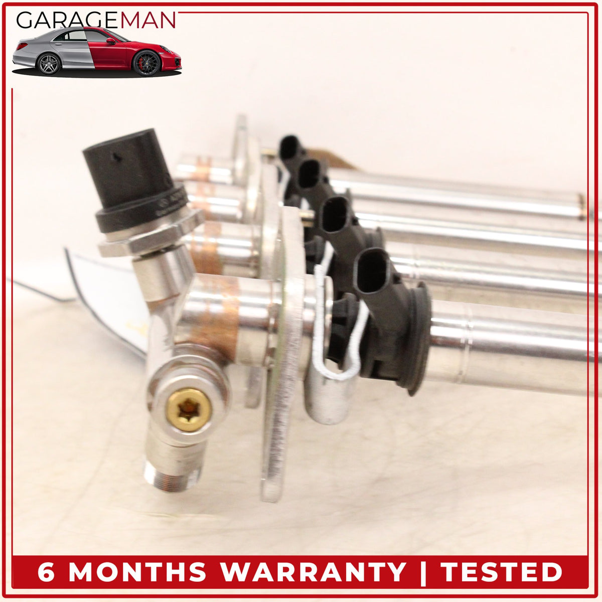 2015-2023 Mercedes W205 C63 AMG Right Side Fuel Rail Line w/ Injectors OEM