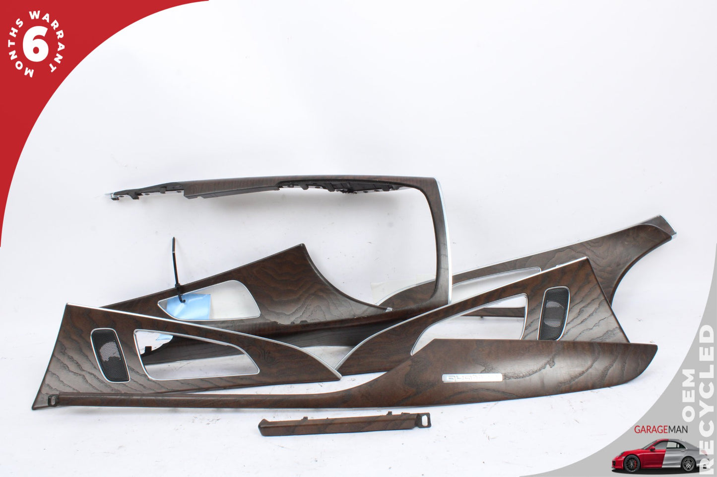 2012-2018 Audi A6 S6 Interior Center Console Dashboard Door Wood Trim Set OEM
