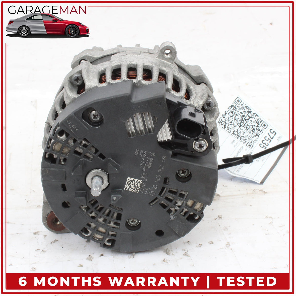 2014-2020 Mercedes X156 GLA250 2.0L M270 Engine Alternator Generator Bosch OEM