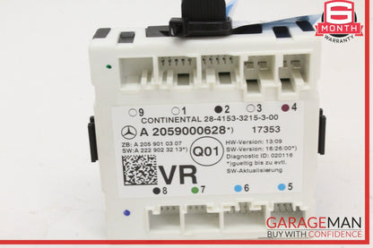 2015-2019 Mercedes C300 W205 Right Front Door Control Module 2059000628 OEM