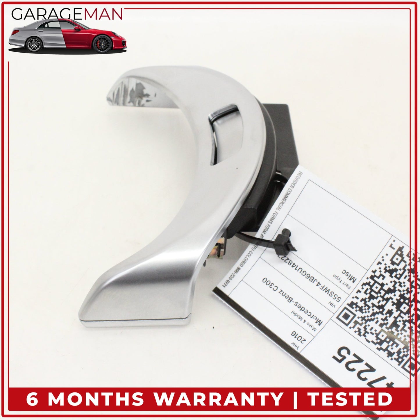 2015-2018 Mercedes W205 C300 Front Center Console Armrest Tray Lock Cover OEM