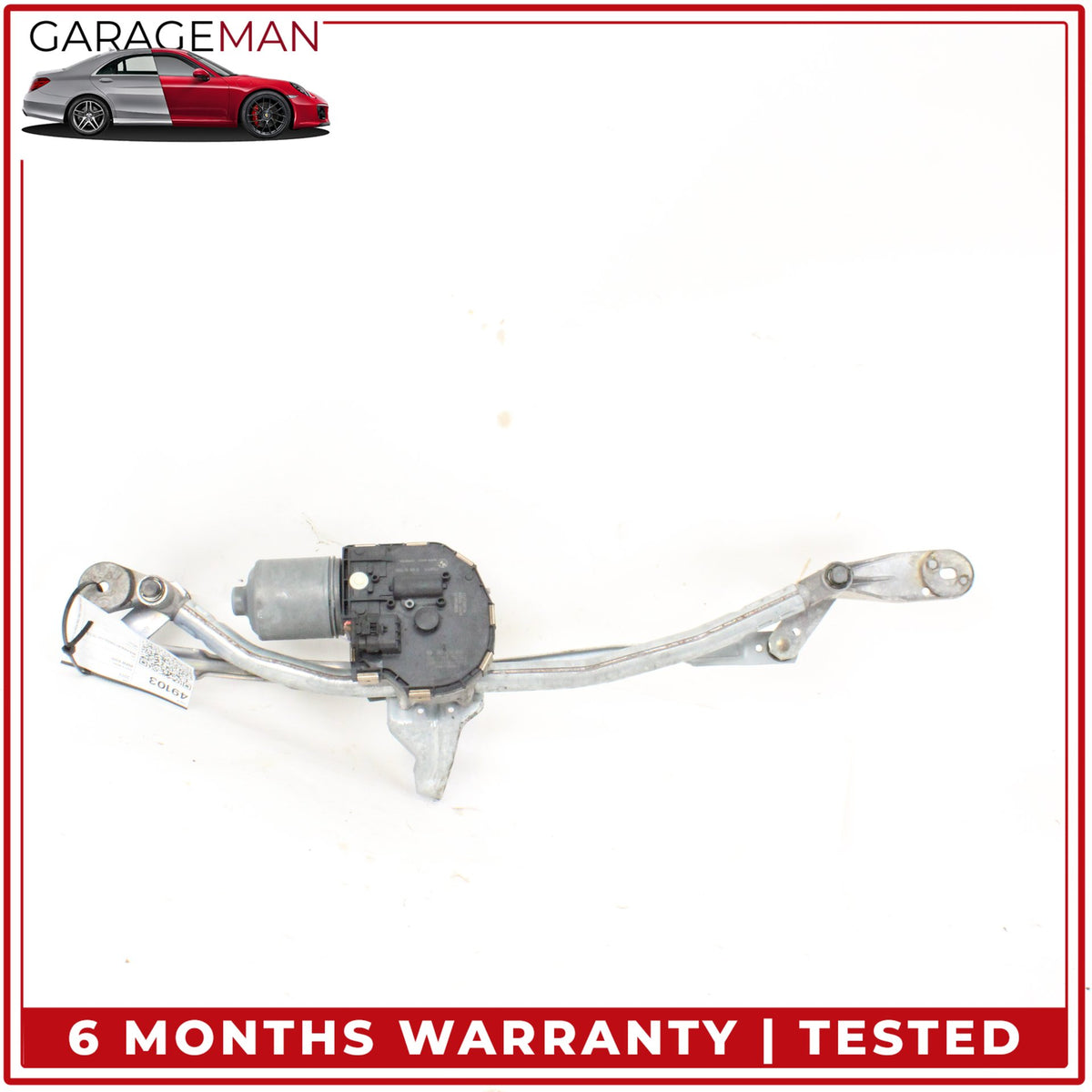 2013-2019 BMW 650i F06 Sedan Front Windshield Wiper Linkage w/ Motor 7306272 OEM