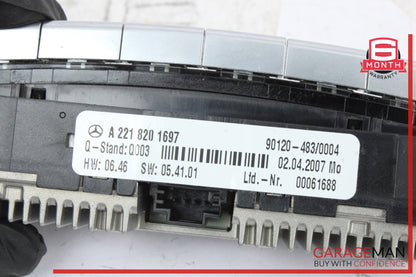 2007-2013 Mercedes-Benz S500 W221 Rear AC Climate Control Switch 2218201697
