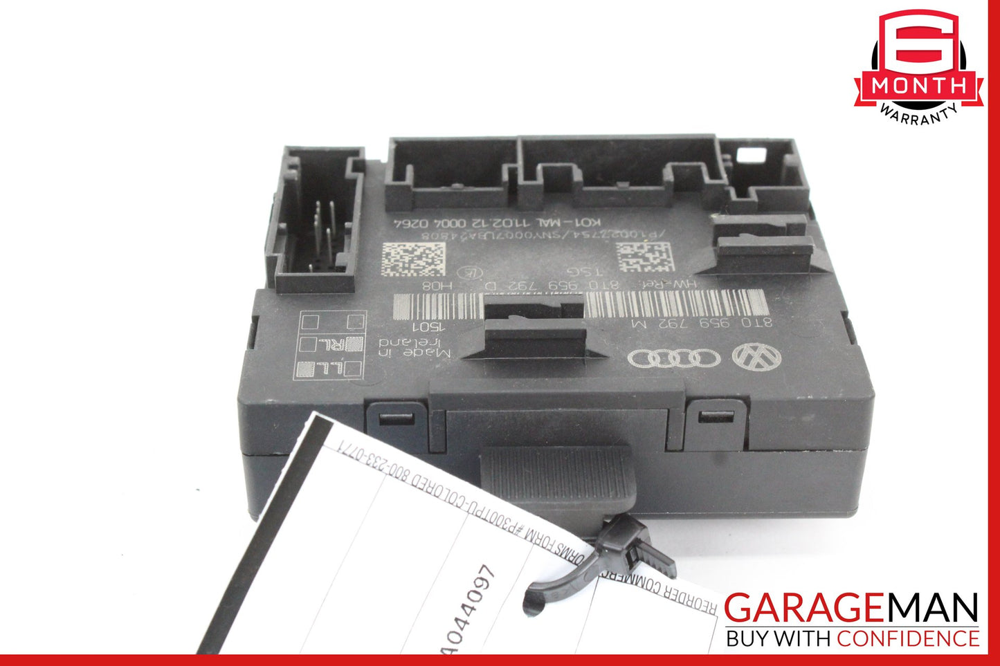 2009-2012 Audi A5 Front Right Passenger Side Door Control Module 8T0959792M OEM
