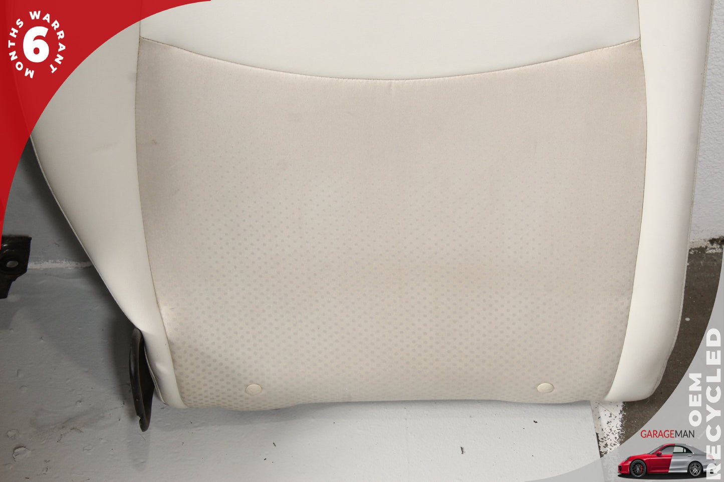 2013-2019 Fiat 500e Front and Rear Complete Seat Assembly White and Red OEM
