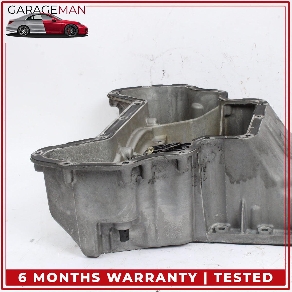 2005-2011 Mercedes W211 E350 Engine Upper Oil Sump Baffle Pan 2720142102 OEM