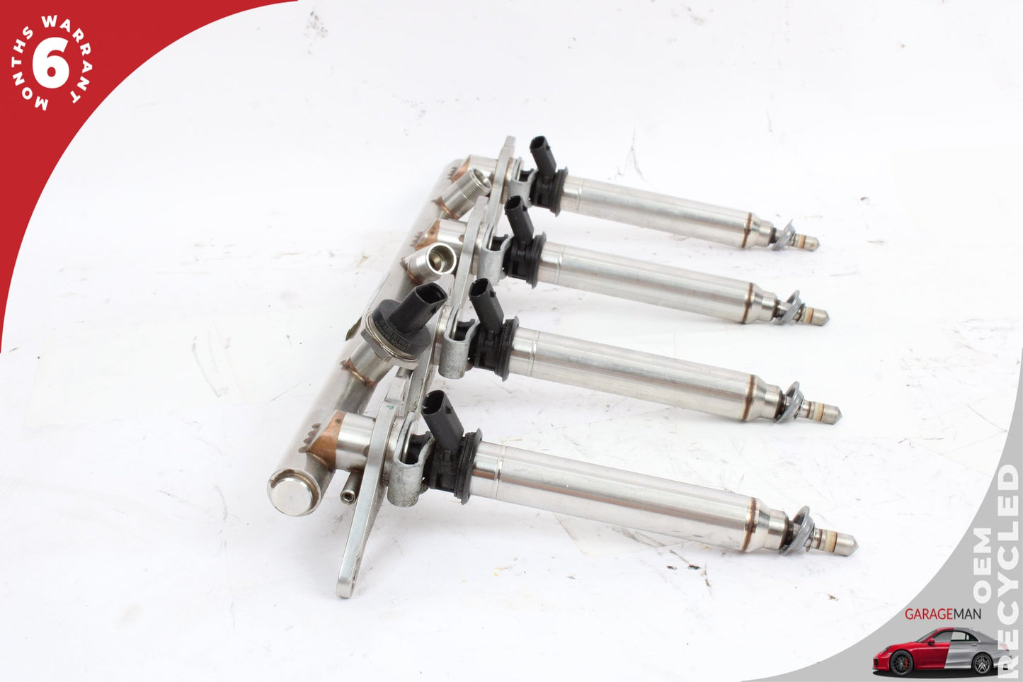 2011-2018 Mercedes X166 GL450 Fuel Injection Rail Line w/ Injectors Right Side
