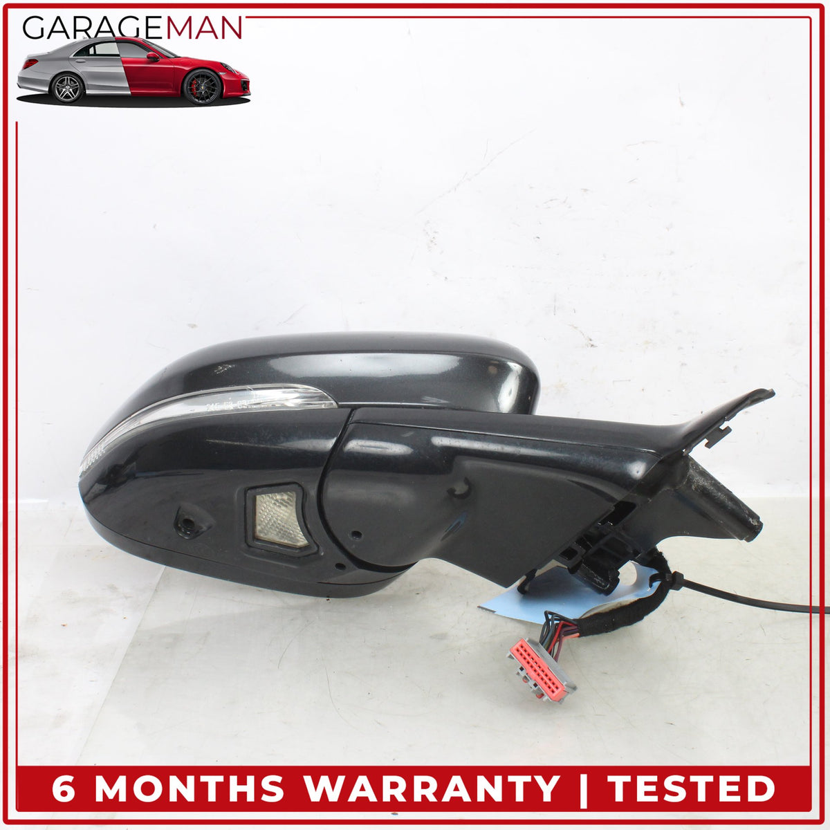 2010-2015 Jaguar XF X250 Front Right Door Rear View Mirror w/ Blind Spot OEM