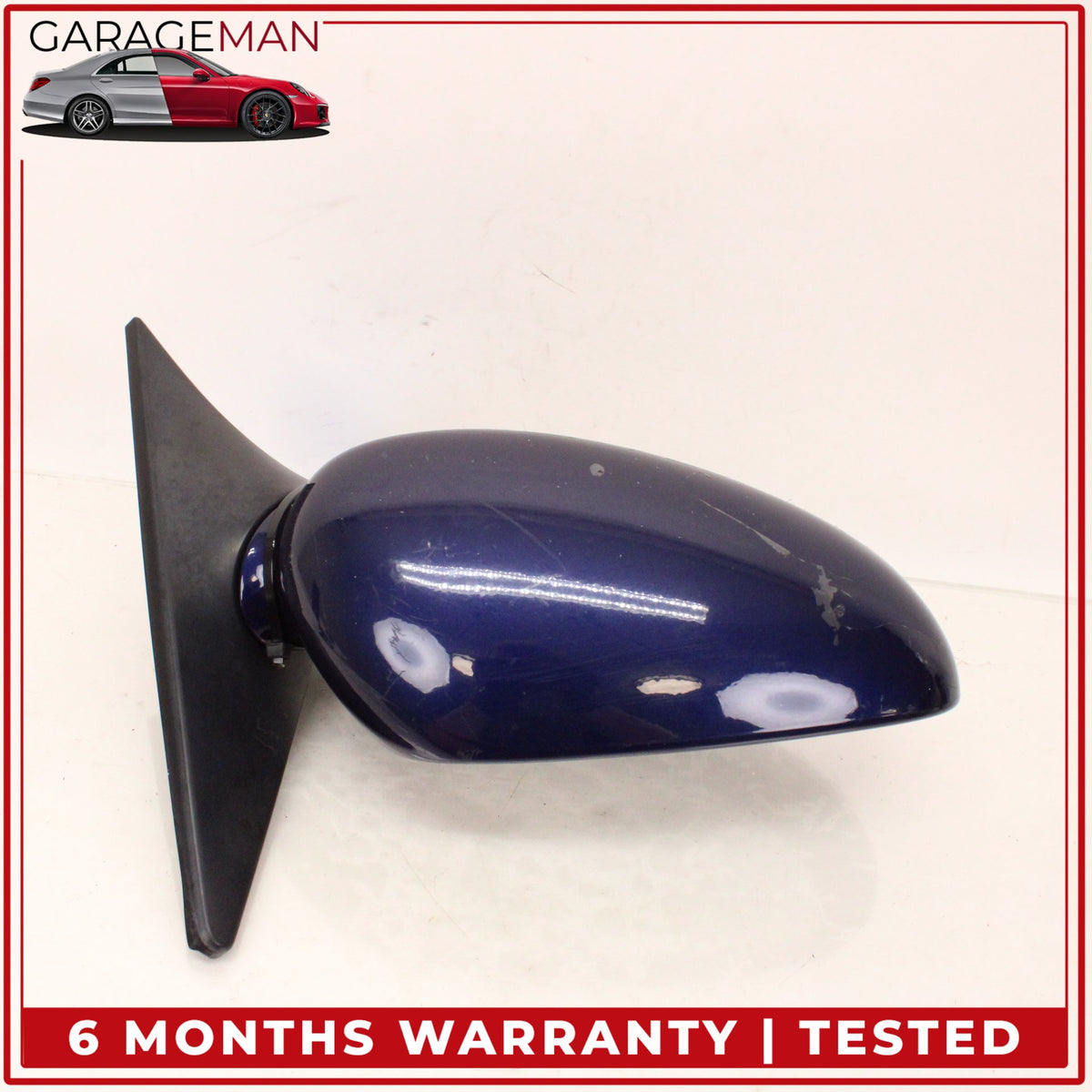 1999-2005 Porsche 911 Carrera 996 Right Door Rear View Mirror Blue Metallic OEM