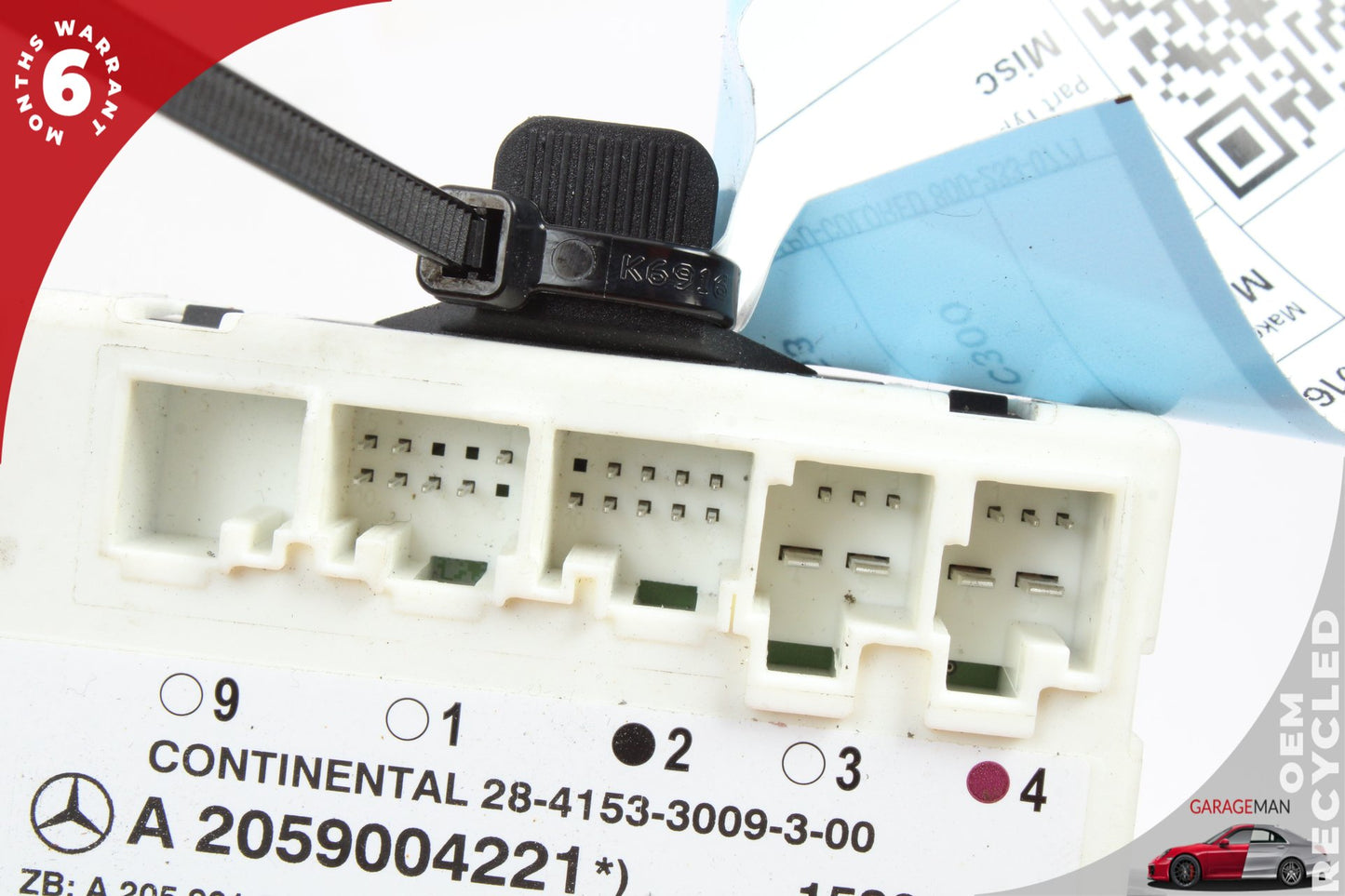 15-20 Mercedes-Benz C300 W205 Right Front Door Control Module 2059004221