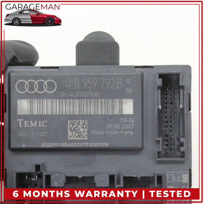 2007-2009 Audi Q7 Front Right Passenger Side Door Control Module 4L0959792B OEM