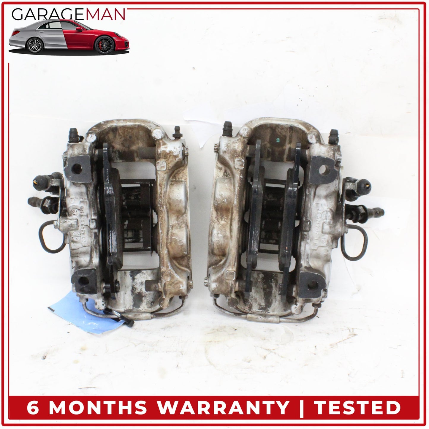 2010-2024 Porsche Panamera 970/ 911 Rear Left and Right Brake Calipers Set OEM