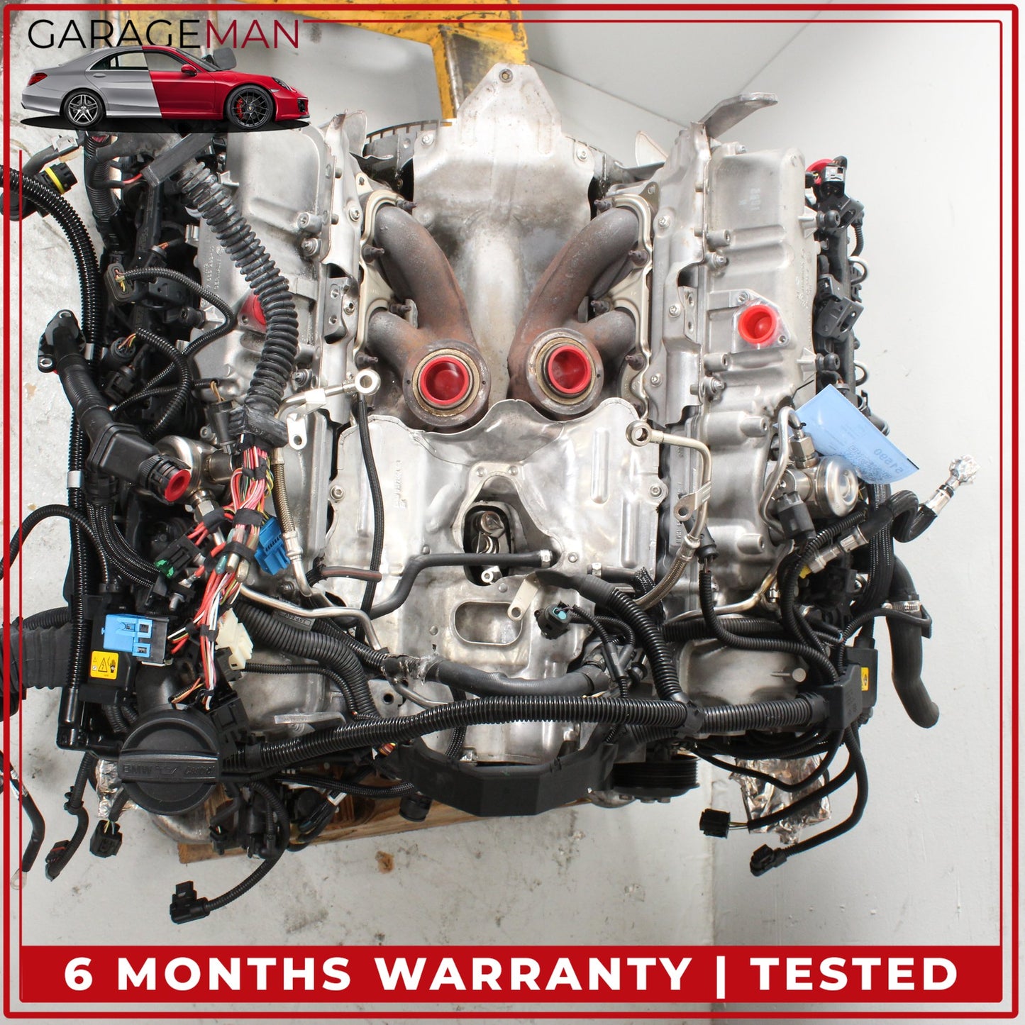 2008-2013 BMW 550i GT 650i 750i X5 X6 RWD 4.4L Engine Motor N63B44O0 OEM 154K