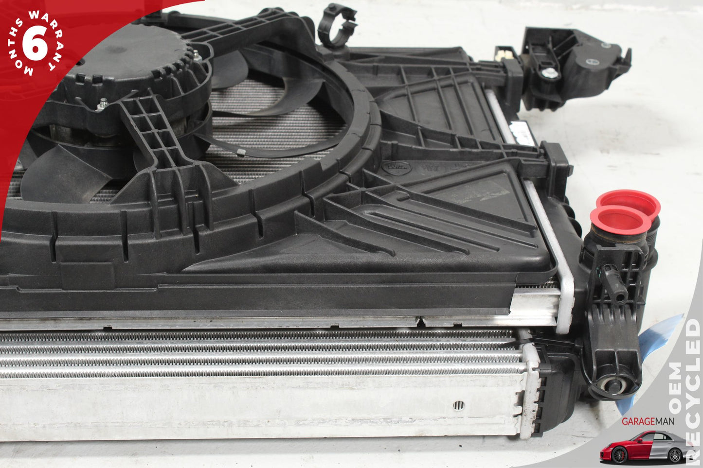 2014-2020 Fiat 500L Engine Cooling Radiator AC A/C Condenser Assembly OEM