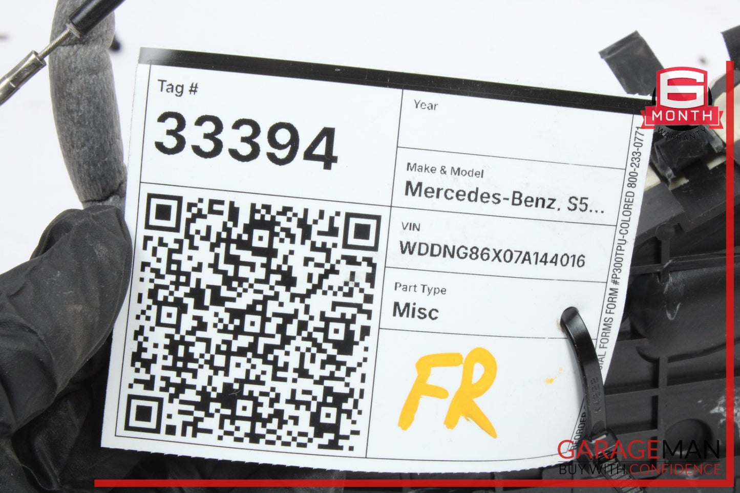 2007-2013 Mercedes S550 W221 Right Front Door Lock Actuator 2217201635