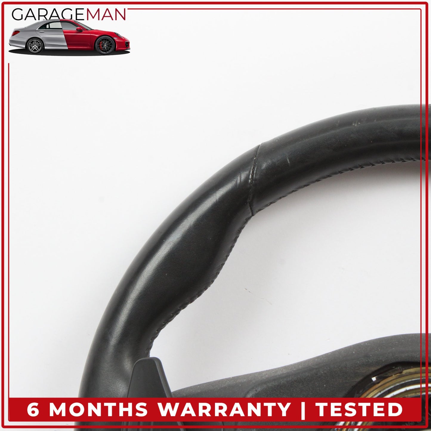 2015-2020 Jaguar F-Type X152 Steering Wheel Flat Bottom w/ Paddle Shifters OEM