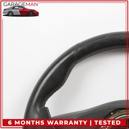 2015-2020 Jaguar F-Type X152 Steering Wheel Flat Bottom w/ Paddle Shifters OEM
